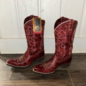 Ariat Women's Burgundy Western Boots
